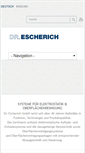 Mobile Screenshot of dr-escherich.de