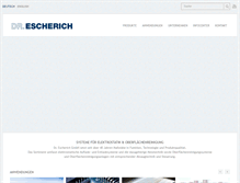 Tablet Screenshot of dr-escherich.de